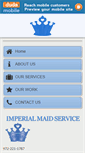 Mobile Screenshot of imperialmaidservice.com